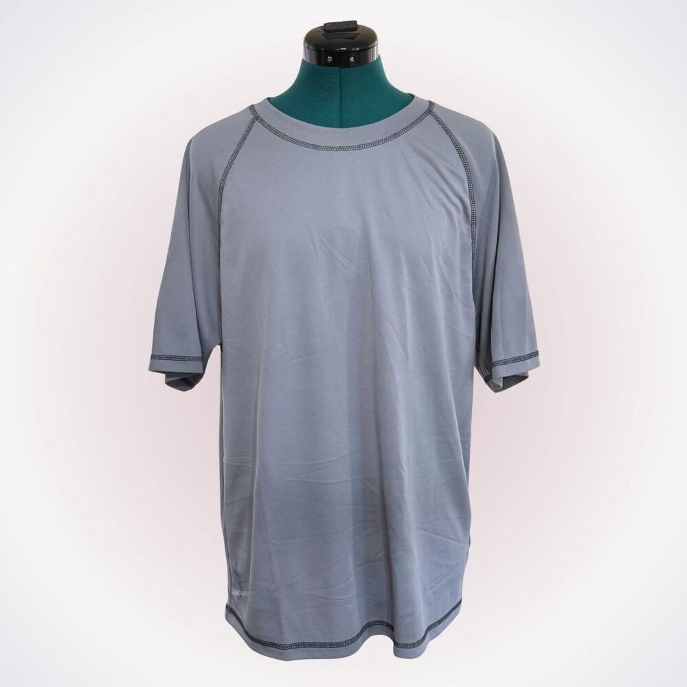 X ZeroXposur Slate Gray Performance T-Shirt | Sz L